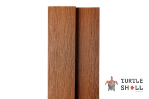 Террасная доска из ДПК Turtle Shell Round Thai Teak, Co-Extrusion (Dual)